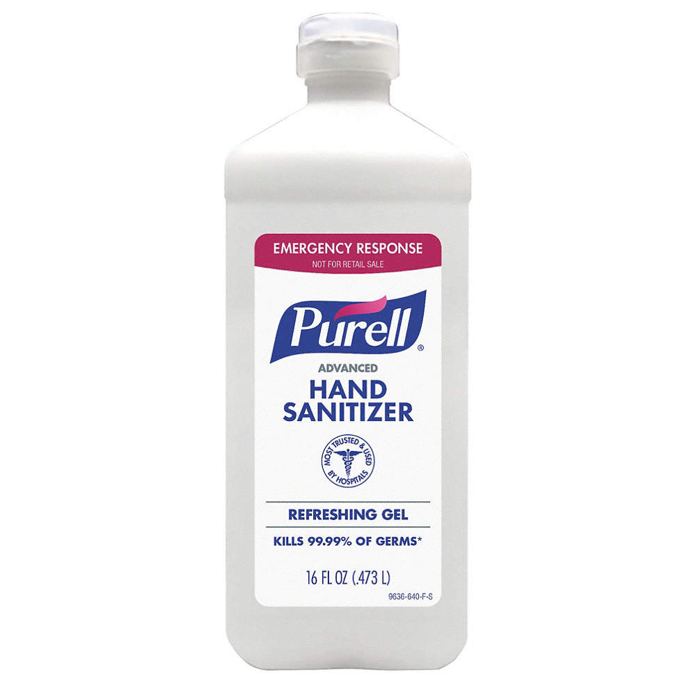 Purell Emergency Response Hand Sanitizer, Flip Top, 16 oz Bottle