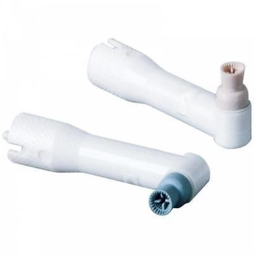 DISPOSABLE PROPHY ANGLES LATEX FREE FLAT BRUSHES WHITE 500/BOX
