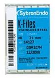 Kerr SybronEndo Standard Standard #45 Stainless Steel K-File 21 mm, Box of 6 ...