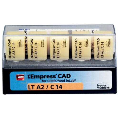 IVOCLAR VIVADENT IPS E.MAX / Empress CAD CEREC All Shades and Sizes 5 BLOCKS EMAX