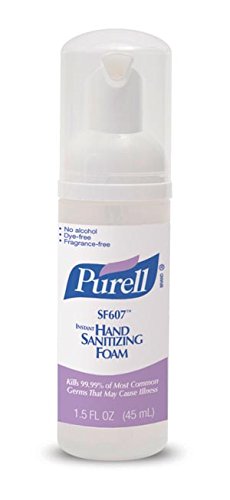 GOJO 5684-24 PURELL SF607 Hand Sanitizer Foam, Pump Bottle, 45 mL (Pack of 24)