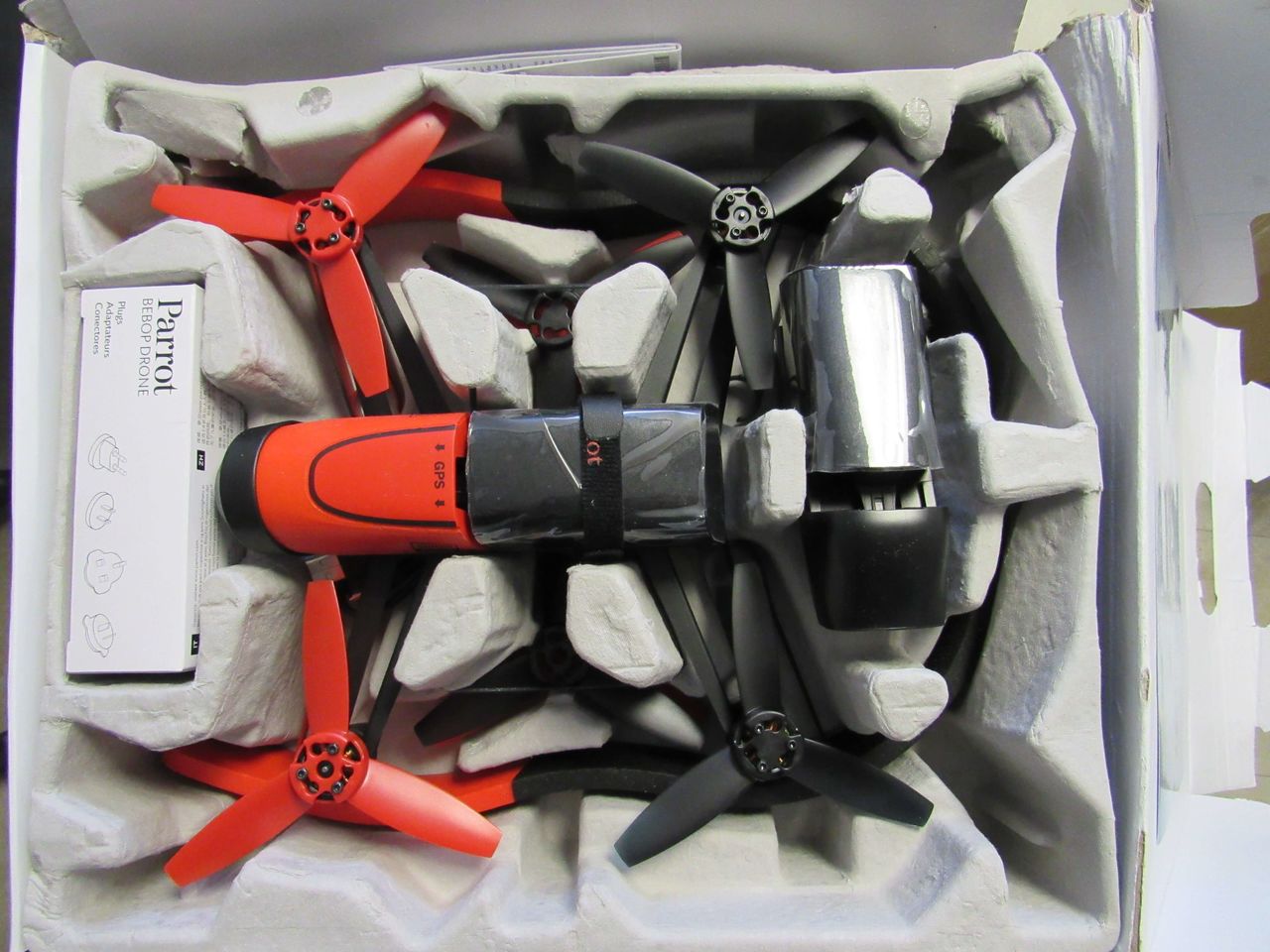 Parrot Bebop Quadcopter Drone - Red - Like New