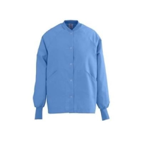 Lab JExtra-Safe Jacket - Ceil Blue Medium, Hip-Length, 10/pk