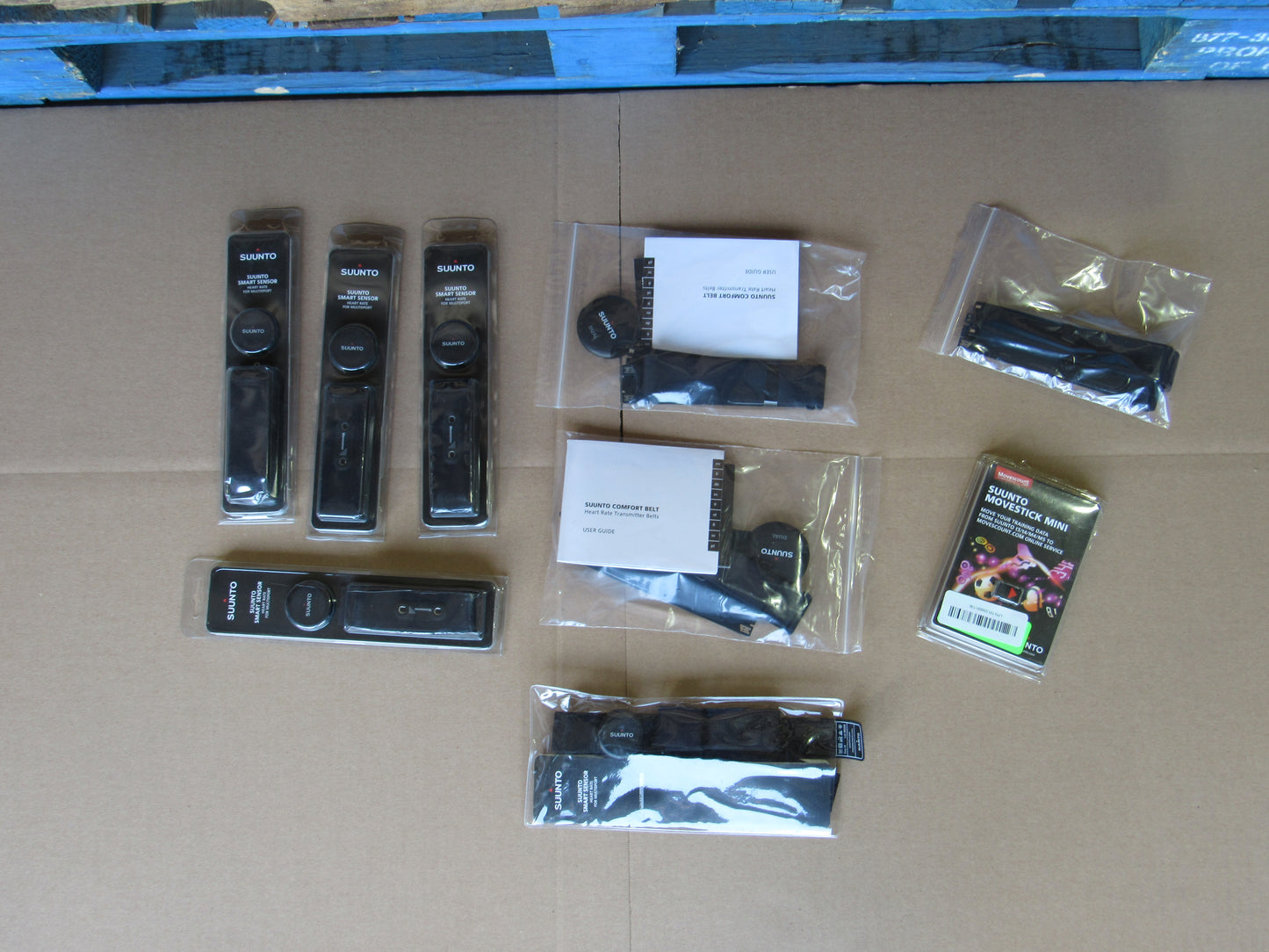 Lot of Various SUUNTO Products, smart sensors, belts, Over $170 Value!