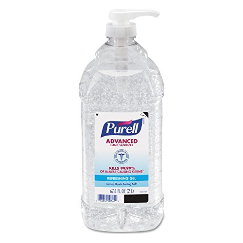 PURELL 962504CT Advanced Instant Hand Sanitizer, 2-liter Bottle, 4 per Carton