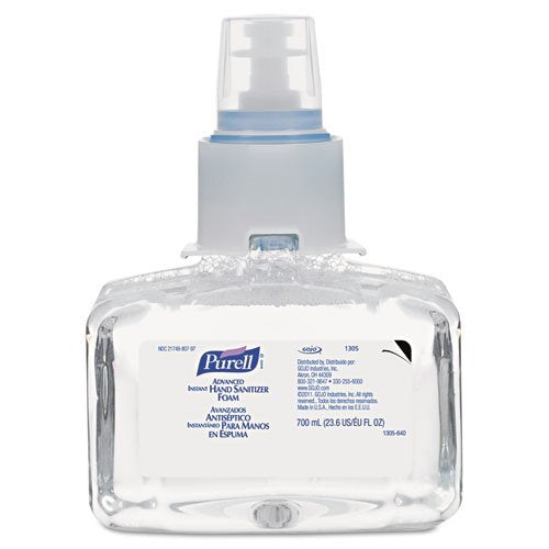 PURELL Advanced Instant Hand Sanitizer Foam, LTX-7, 700 ml Refill - Includes three per case.
