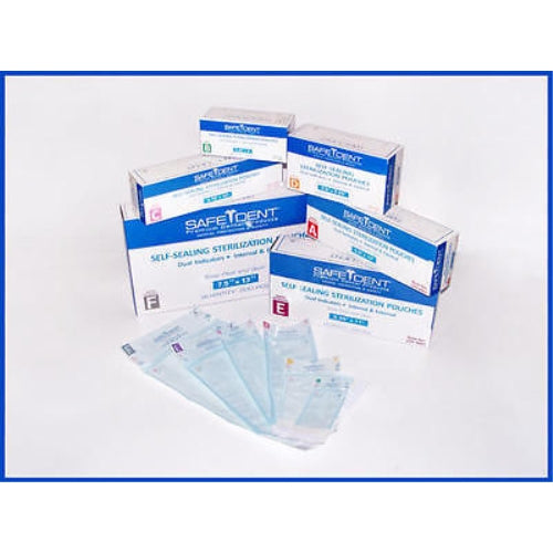SELF SEALING STERILIZATION POUCHES 2.75" X 10" DUAL INDICATORS CASE OF 4000