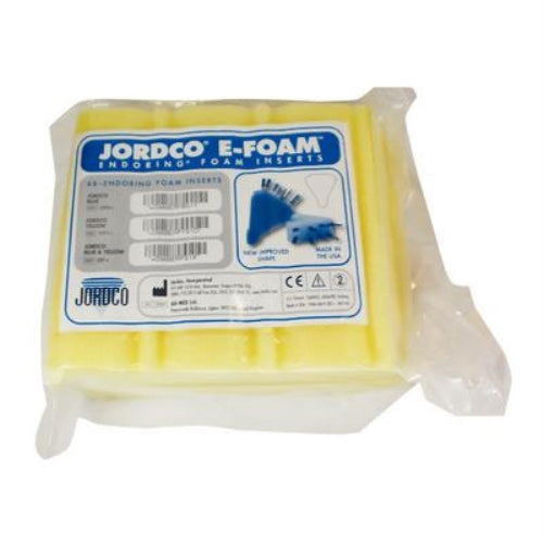 Endoring foam inserts 48pk yellow
