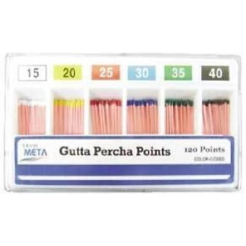 Gutta Percha Points #15-40 Bulk 120 Pack
