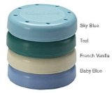 Dux Dental Sky Blue 8 Hole Round Magnetic Bur Block