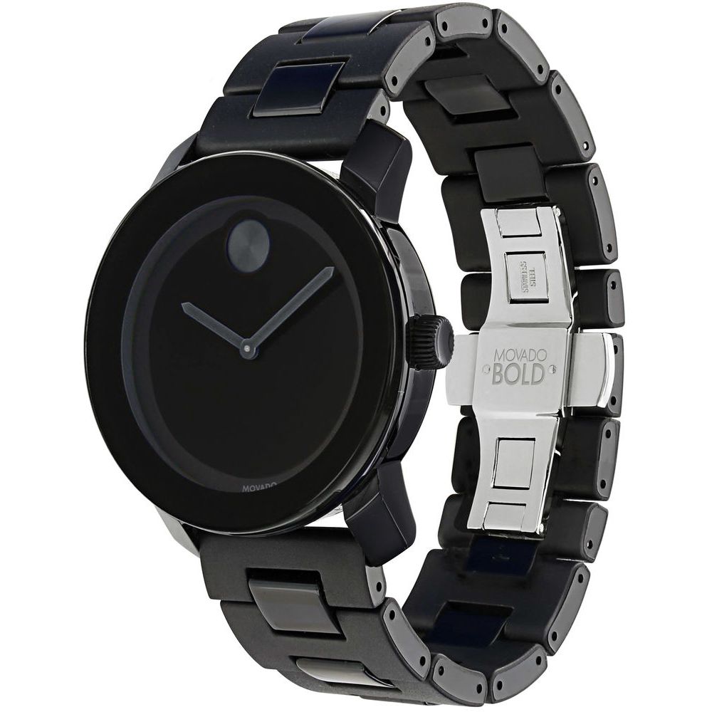 Movado Men's 3600047 Bold Black Stainless Steel Bracelet Watch