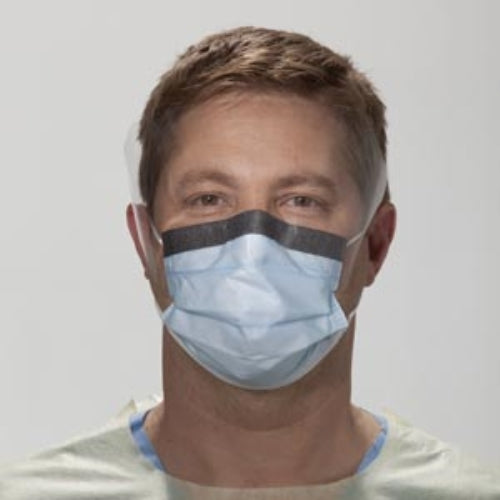 FluidShield - Masks, w/Visor, Earloop, 25bx - Blue