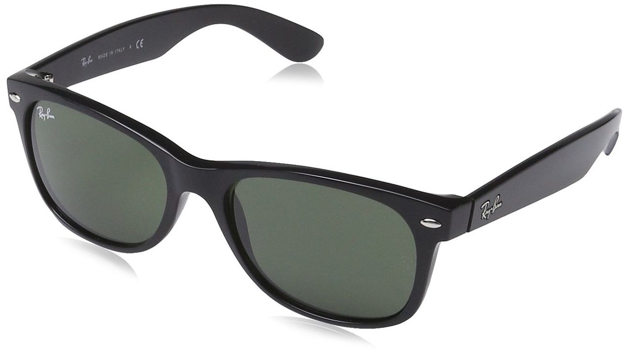 Ray-Ban RB2132 901 NewWayfarer Sunglasses, Black