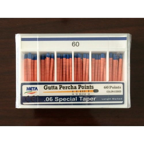 Gutta percha points taper .06 60
