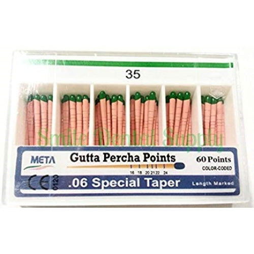 Gutta Percha Points taper .06 #35 60pk
