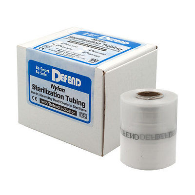 Sterilization Tubing 3 nch Nylon With "DEFEND" Indicator