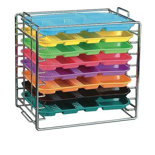 8 Position Instrument Tray Rack Size B