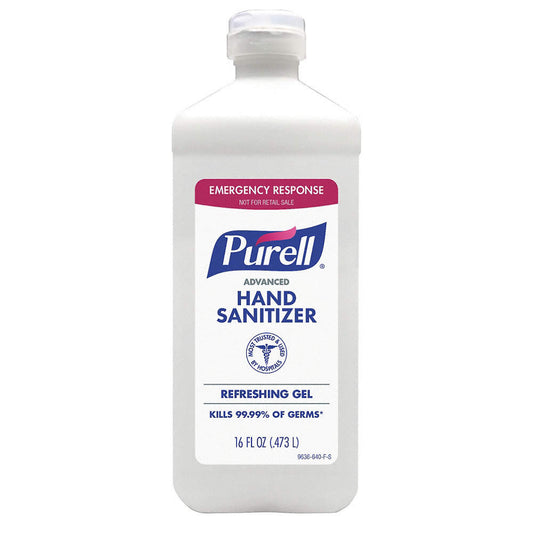 Purell Emergency Response Hand Sanitizer, Flip Top, 16 oz Bottle