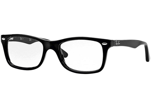 Ray-Ban RB5228 2000 Acetate Eyeglasses, Black Frame, Clear 50mm Lenses