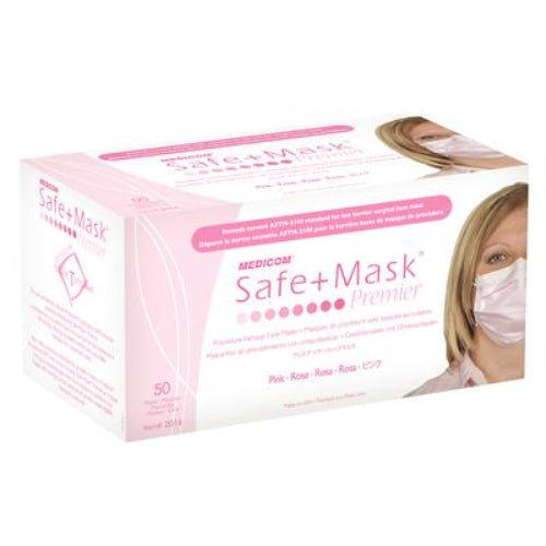 Safe-Mask Premier - Earloop - Pink
