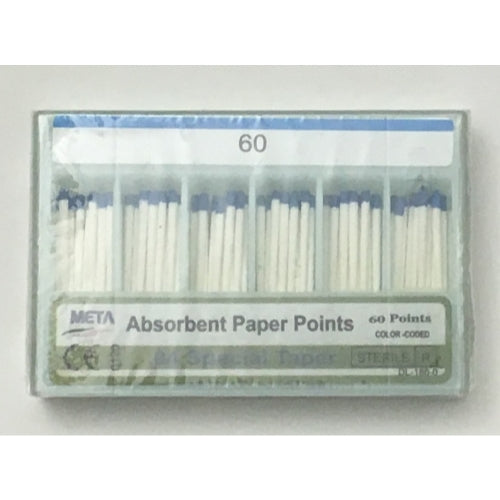 Absorbent Paper Points .04 Taper 60 pk. 60