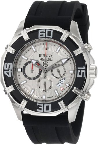 Bulova Men's 96B152 Solano Marine Star Rubber Strap Watch