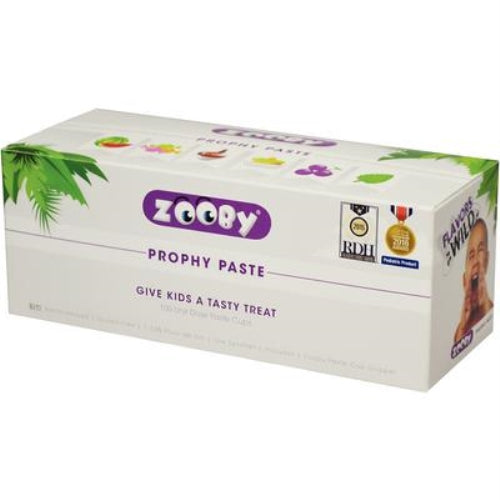Zooby Animal Pack Assorted Prophy Paste  100/Pk Medium