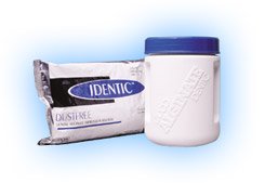 Identic DustFree Alginate Fast Set 8-1 lb Bags,Canister