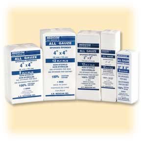 Medicom Non-Woven Sponges - 2x2 4-Ply