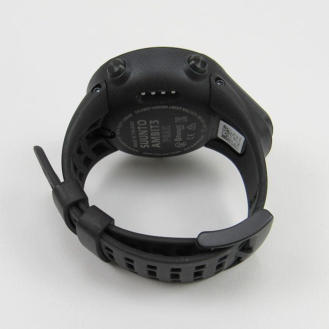 Suunto SS020674000 Ambit3 Peak Black (HR) Digital Display Quartz Watch, Black Elastomer Band, Round 50mm Case