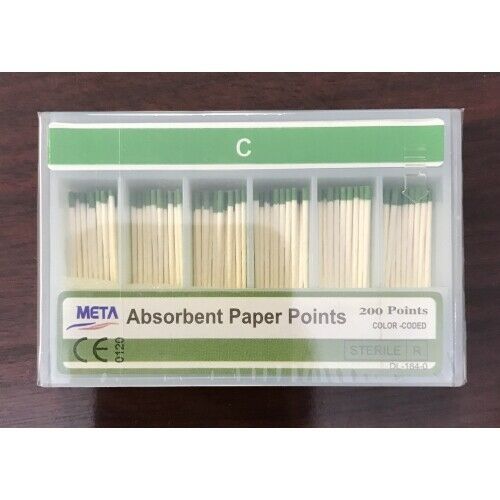 Absorbent Paper Points Coarse Bulk 200 Pack