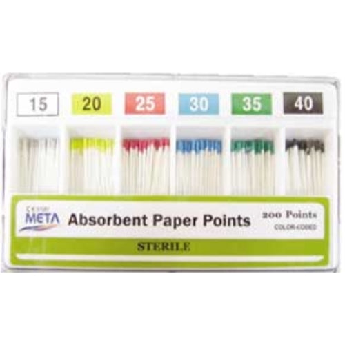 Absorbent Paper Points #15 Bulk 200 Pack