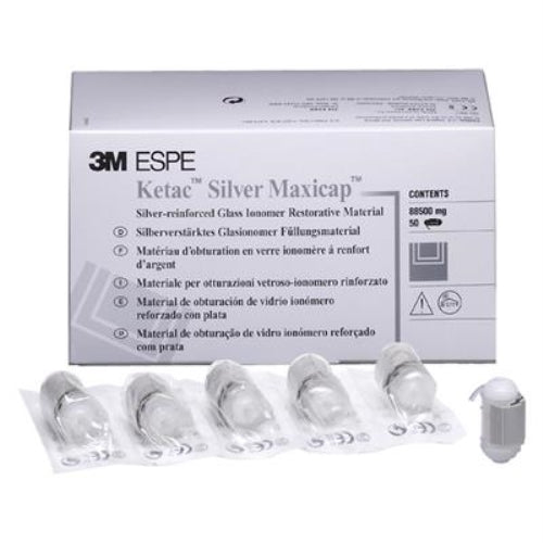 3M KETAC SILVER MAXICAP STANDARD PACKAGE 50 CAPSULES DENTAL