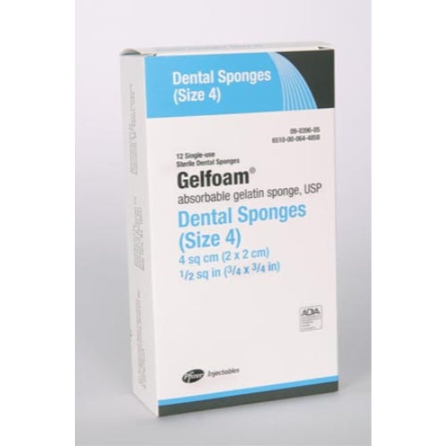 Gelfoam dental pak sz 4 12pk