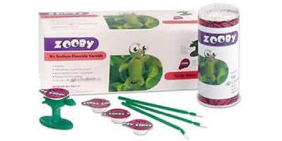 Zooby 5% fluoride varnish melon 100pk 3/2015