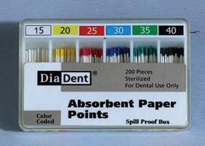 Paper Points (Non Marked) Accessory Size Cell Pack ( 200 Pts/Box ), #C