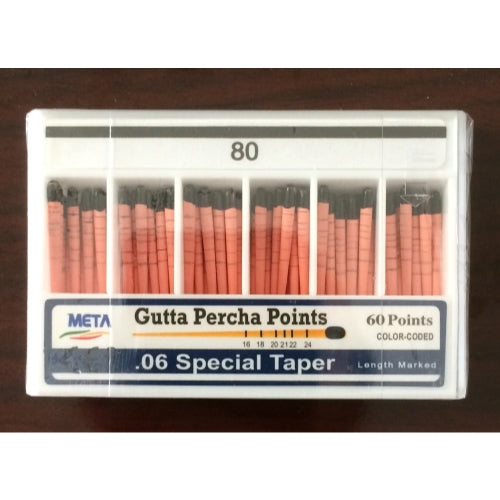 Gutta percha points taper .06 80