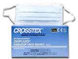 Crosstex Isofluid Earloop Facemasks Lavender 50/Bx