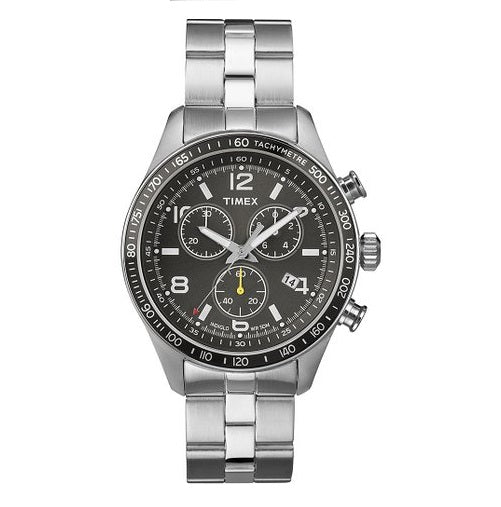 Timex Men's T2P041KW "Ameritus" Watch with Stainless Steel Bracelet