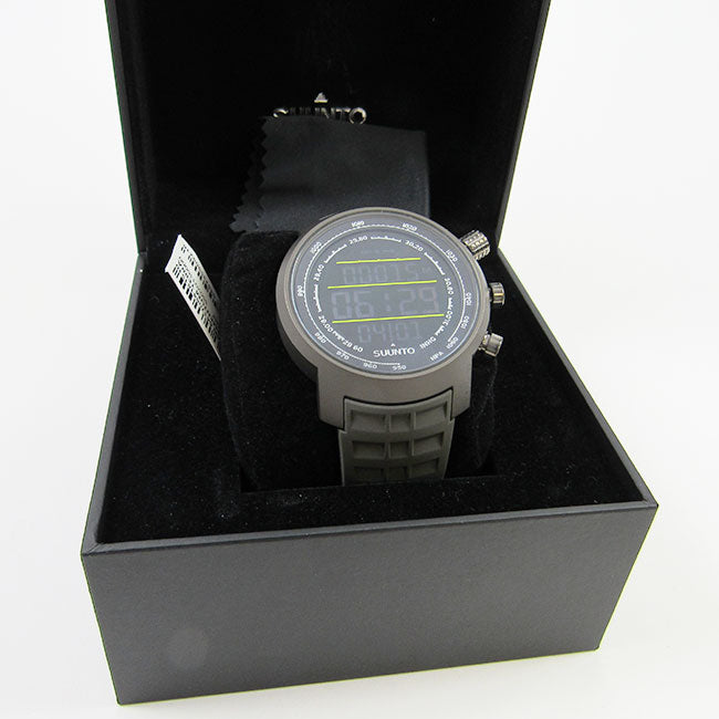 Suunto Elementum Terra Altimeter Watch Stealth Negative Grey Rubber, One Size