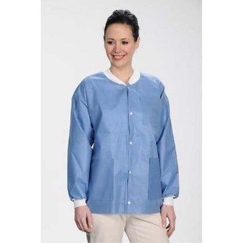 ValuMax Extra-Safe Lab Jacket - Ceil Blue - Medium 10/Pk