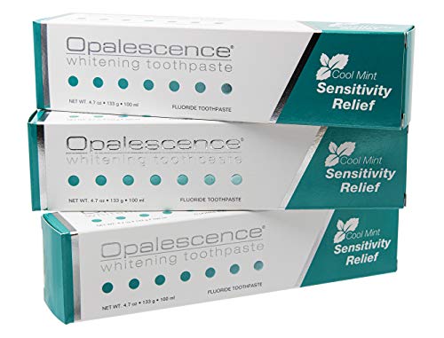 Opalescence Whitening Toothpaste, Sensitivity Relief, 3 Tubes, 4.7oz each