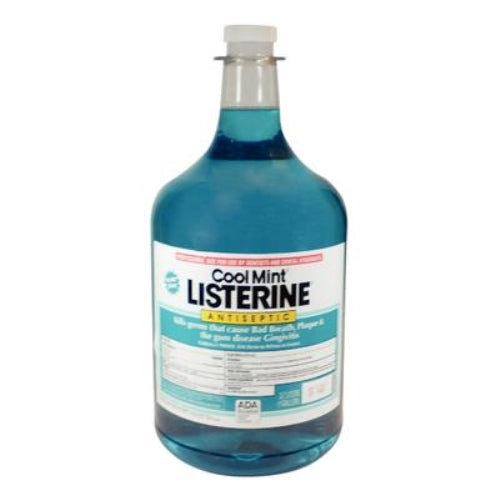 Listerine Cool Mint Mouthwash 2 - 1 Gallon Bottles and Pump