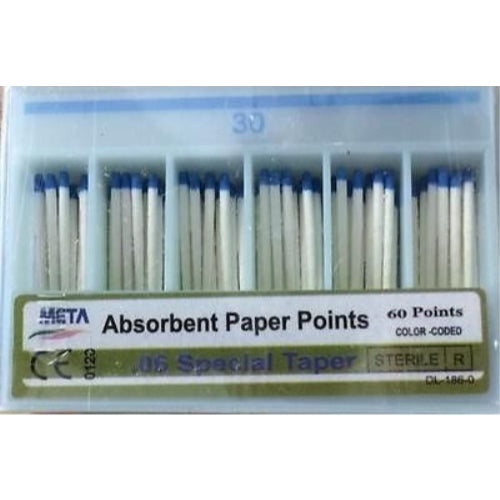 Absorbent Paper Points .06 Taper 60/pk. #30