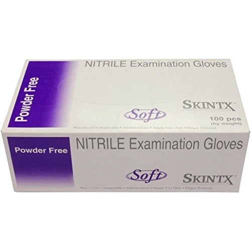 skintx soft nitrile powder free gloves xs