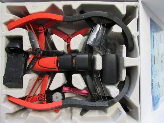 Parrot Bebop Quadcopter Drone - Red (some damage)