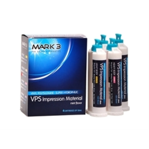 VPS Impression Material Light Fast Set 50ml. Cartridges 2/bx.