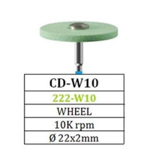 Medium Wheel 22 x 2 mm Zirconia Grinder