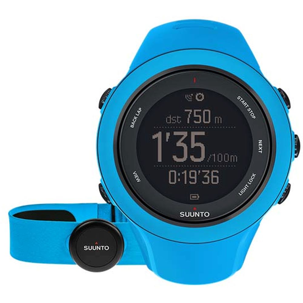 Suunto Ambit3 Sport GPS Heart Rate Monitor Blue, One Size