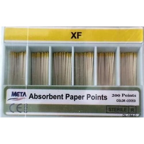 Absorbent Paper Points Extra Extra Fine Bulk 200 Pack